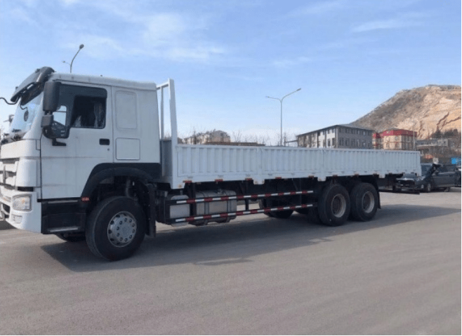 A large cargo truck