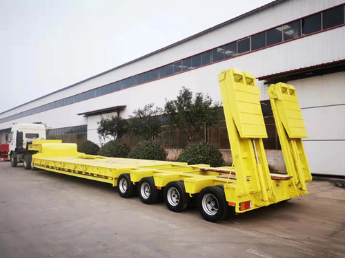 China Lowbed semitrailer 80 tons