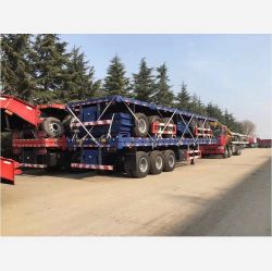 Container flatbed semitrailer